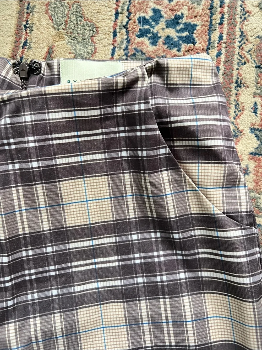 Plaid Straight-Leg Trouser Golf Pants - Picture 7 of 7